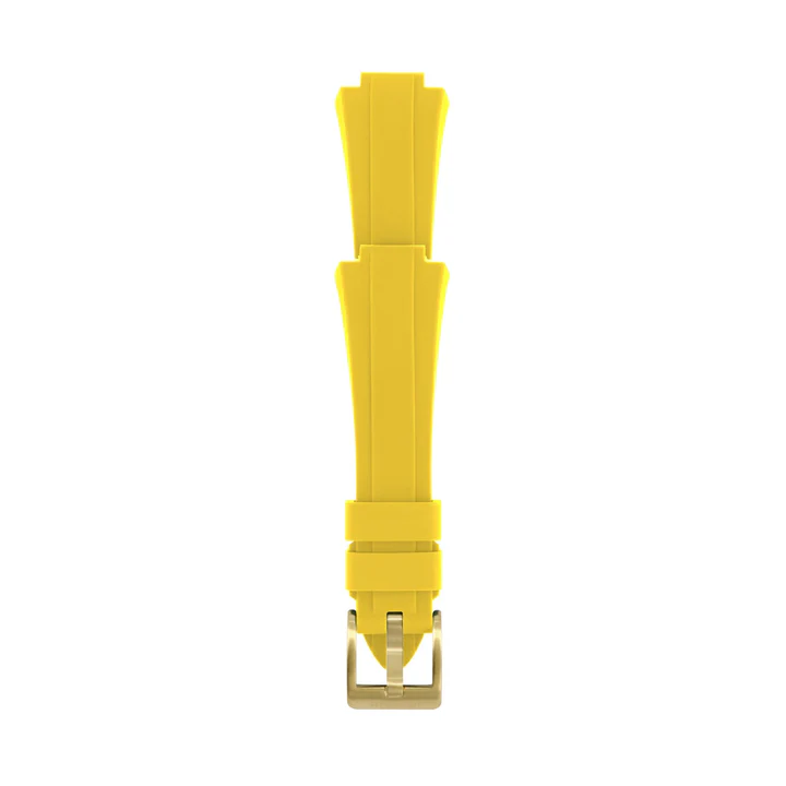 Club34 Yuma Yellow rubber strap