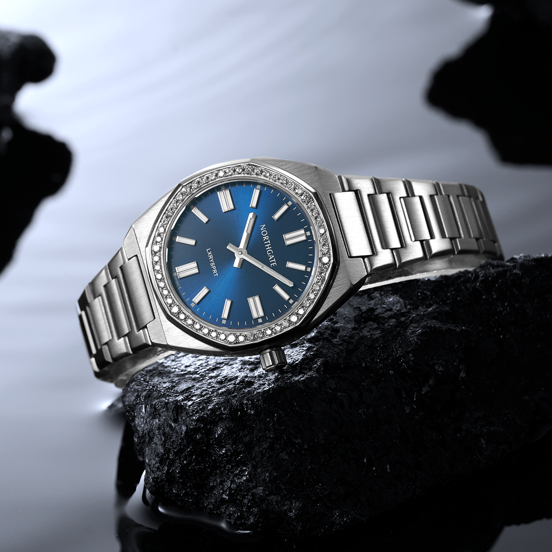 Blue-1-1-1.png NORTHGATE CLUB 40 Diamond – Men – 40mm – Mutaca Blue - Image 1