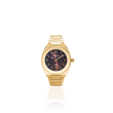 Northgate Club 34 Nutella brown gold Arabic numbers (Ladies Size)