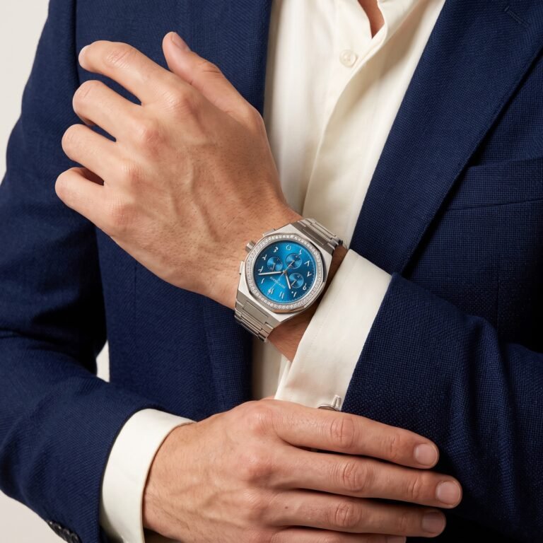 Northgate Club 40 – Silver Pacific Blue – Diamond – Chronograph - view 2