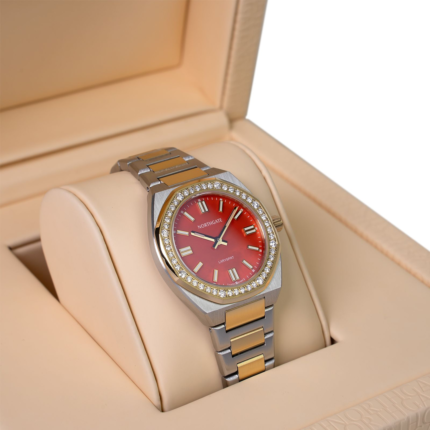 Northgate Club Diamond Sunset Orange MOP Gold/Steel (Ladies Size)