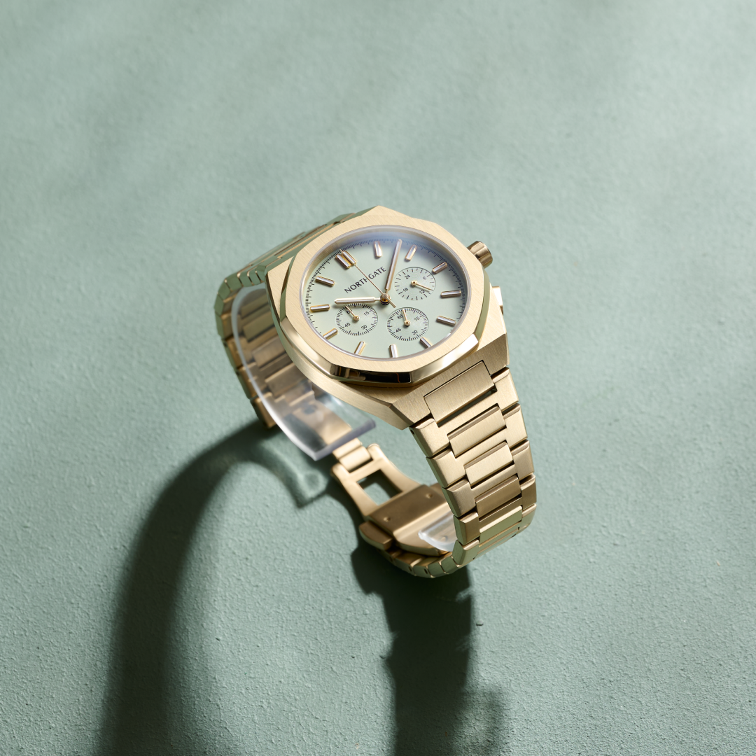 Frame-1984078335.png Chronograph Mastic gold size 40mm - Image 1