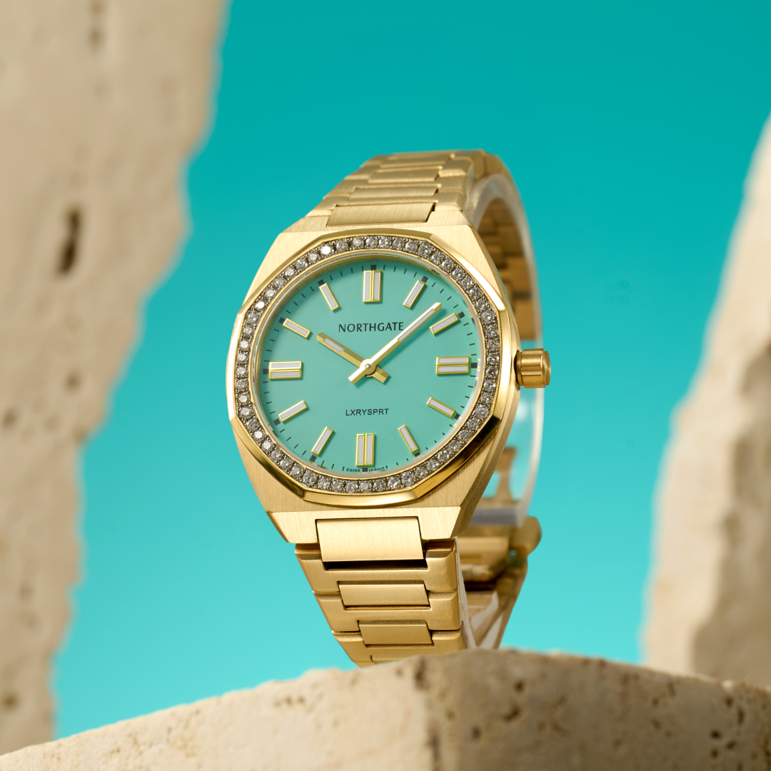 Frame-1984078365.png St.Barth Azur diamond gold size 34mm - Image 1
