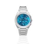 Chronograph Diamond Pacific Blue silver size 40mm - Image 2