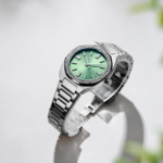 Northgate Club 34 Diamond – Silver- Sage Green– Women – 34mm
