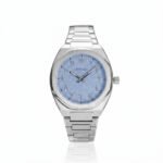 Sky Blue Clou de Paris dail silver (Ladies size)