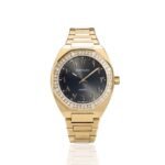 Royal black diamond gold size 34mm