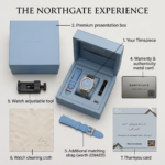 Northgate Club 40 – Silver Sky Blue Clou de Paris - Automatic - Image 3