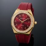 Shiny cherry diamond gold size 34mm-Grad