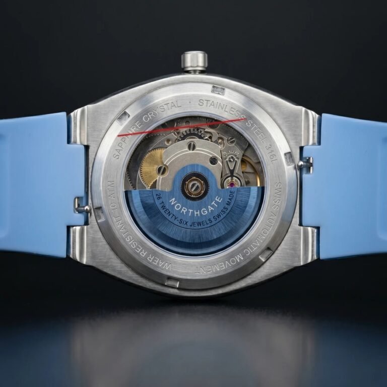 Northgate Club 40 – Silver Sky Blue Clou de Paris – Automatic - view 2