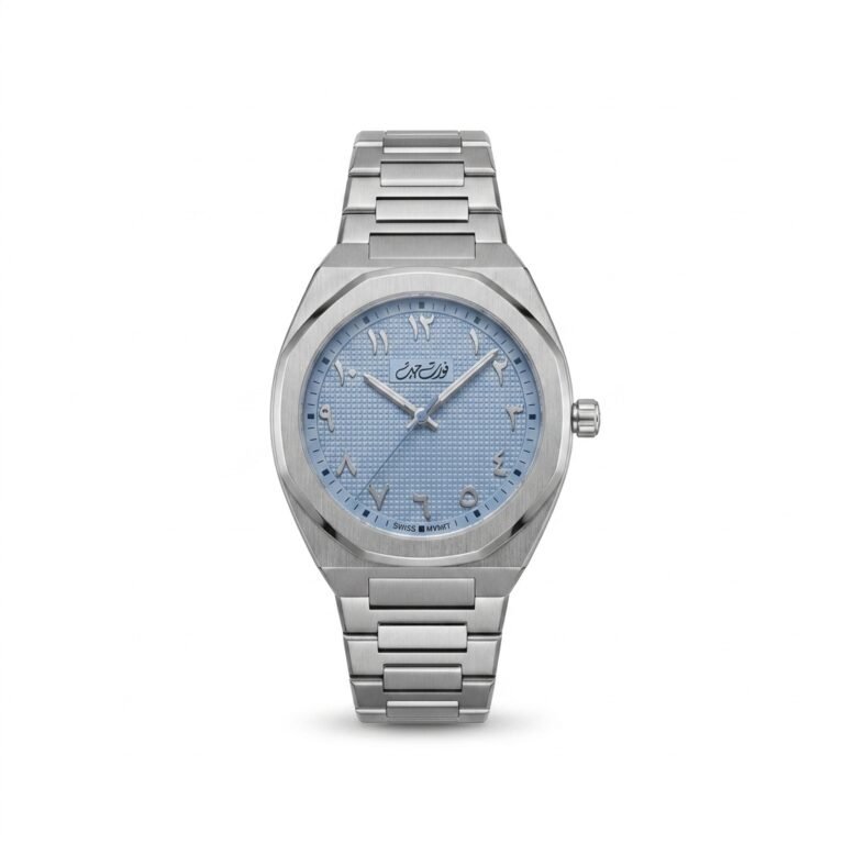 Northgate Club 40 – Silver Sky Blue Clou de Paris – Automatic