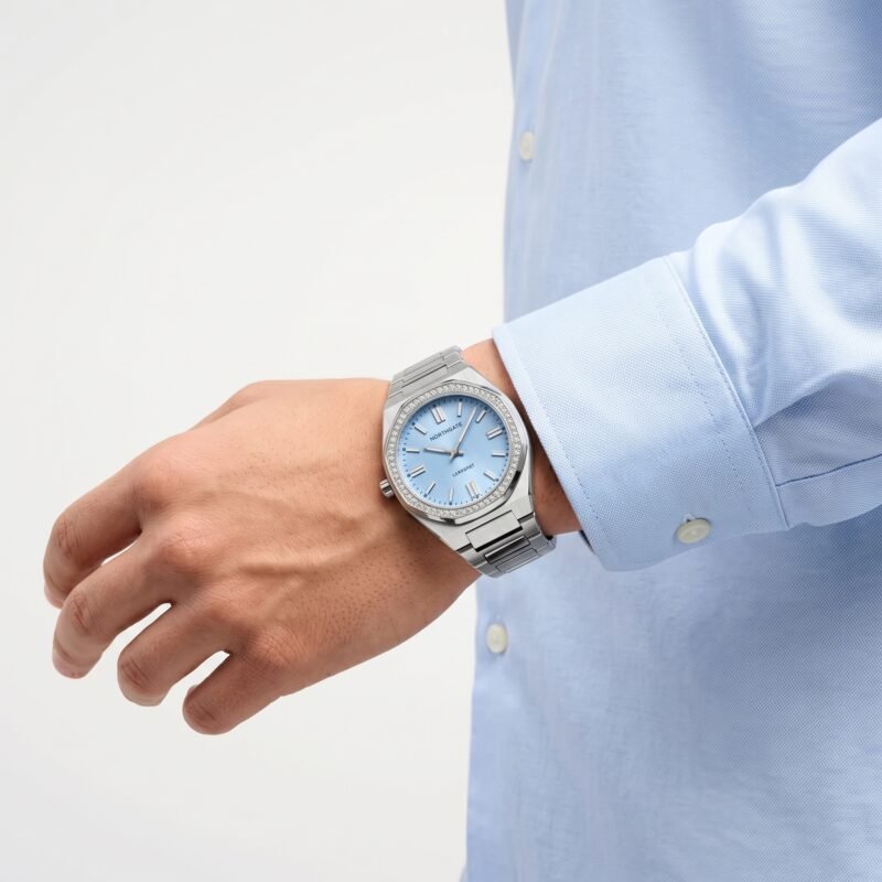 Man wearing a Northgate luxury watch on his wrist