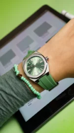 Northgate Club34 Sage Green Rubber Sstrap - Image 3