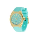 Northgate Club34 St.Barth Azur rubber strap (gold buckle) - Image 4